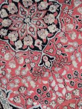 Tapis vintage Persan Tabriz Kashmir fait main, 1C932