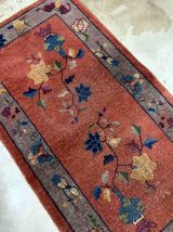 Tapis ancien Chinois Art Deco fait main, 1B941