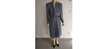 Robe ancienne bleu blanc