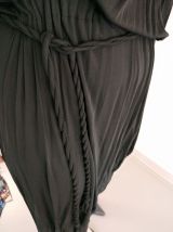 Robe ancienne noire dentelle 