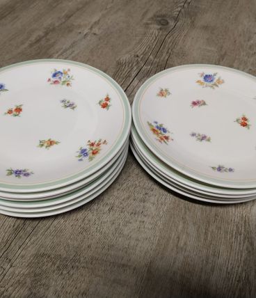 11 assiettes à dessert Charles Ahrenfeldt