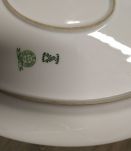 Plat de service ovale Aux Lions de Faïence