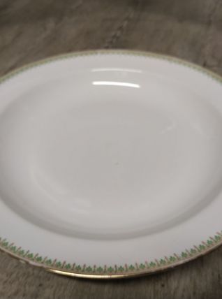 Plat rond creux Aux Lions de Faïence