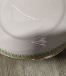 20 grandes assiettes plates Aux Lions de Faïence