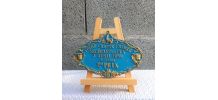 Plaque de concours agricole 1968 (ovins)