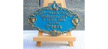 Plaque de concours agricole 1968 (ovins)