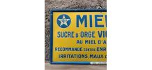 Plaque en tôle lithographiée Mieldor (Vichy étoiles)