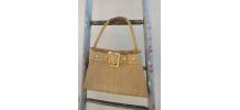 Sac à main en jute vintage 