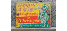 Plaque en tôle lithographiée - Confiserie Saint Christophe 