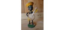 Décapsuleur personnage en bois et son second guitariste 