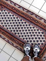 Tapis vintage Indien Seraband fait main, 1C938