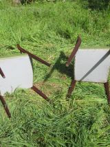 Paire de chaises scandinaves vintage