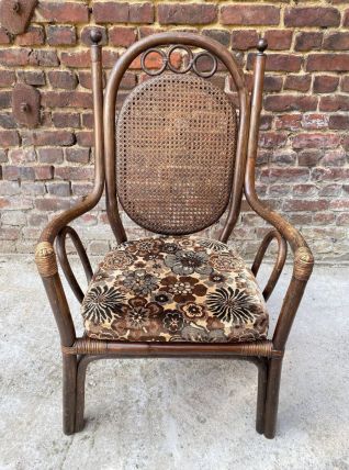 Fauteuil Bambou et cannage adulte
