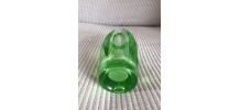 Vase vintage en verre épais travaillé