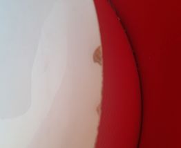 8 Assiettes  plates Badonviller. Modéle Océanie. Art déco.