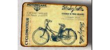 Plaque métal vintage Motobécane AV3