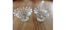 Bougeoirs verre