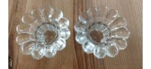 Bougeoirs verre