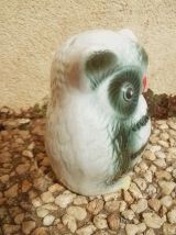 tirelire  hibou en ceramique 