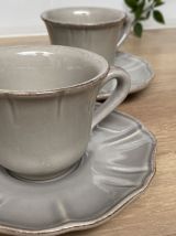 Set de 3 tasses et sous-tasses 