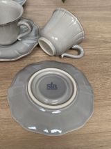 Set de 3 tasses et sous-tasses 