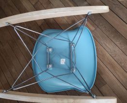 Rocking chair RAR eames bleu clair