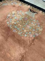 Tapis ancien Chinois Art Deco fait main, 1B949