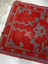 Tapis ancien Turc Oushak fait main, 1B951