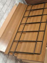 etagere  scandinave  1960 a 70  tablettes formica brun tres 