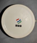 tasse ancienne de bistrot. Avec joli motif