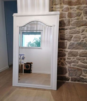 Miroir bois ancien