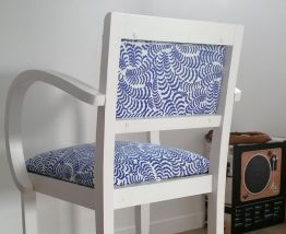 Fauteuil bridge relooké