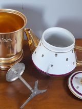 Cafetière Salam rouge et or, 6/8 tasses B.S.G.D.G. Made in F