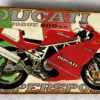Plaque métal vintage Ducati 900 SS
