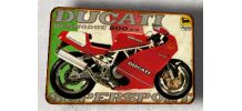 Plaque métal vintage Ducati 900 SS