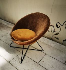 Chaise relax velour 
