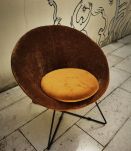 Chaise relax velour 