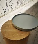 Table avec plateau tournant 