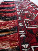 Tapis vintage Turkmène Beshir Torba fait main, 1C948