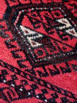 Tapis vintage Afghan Baluch fait main, 1C950