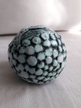 Presse papier vintage en terre cuite en forme de boule