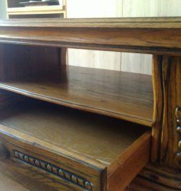 Table basse chêne a restaurer 