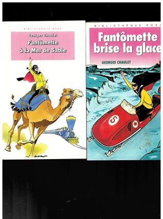 lot de 17 Fantômette bibliothèques rose couverture souple