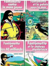 lot de 17 Fantômette bibliothèques rose couverture souple