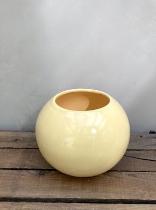 Vase Boule jaune