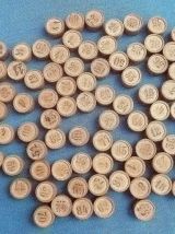 pions de loto vintage , Complet