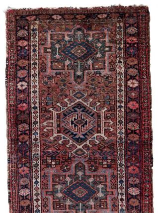 Tapis vintage Persan Karajeh fait main, 1C954