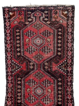 Tapis vintage Persan Hamadan fait main, 1C957