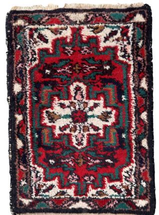 Tapis vintage Persan Hamadan fait main, 1C959