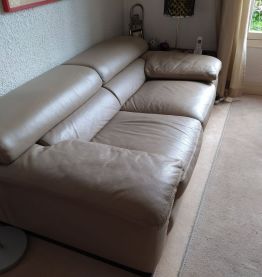 Canapé en cuir Roche &amp; Bobois